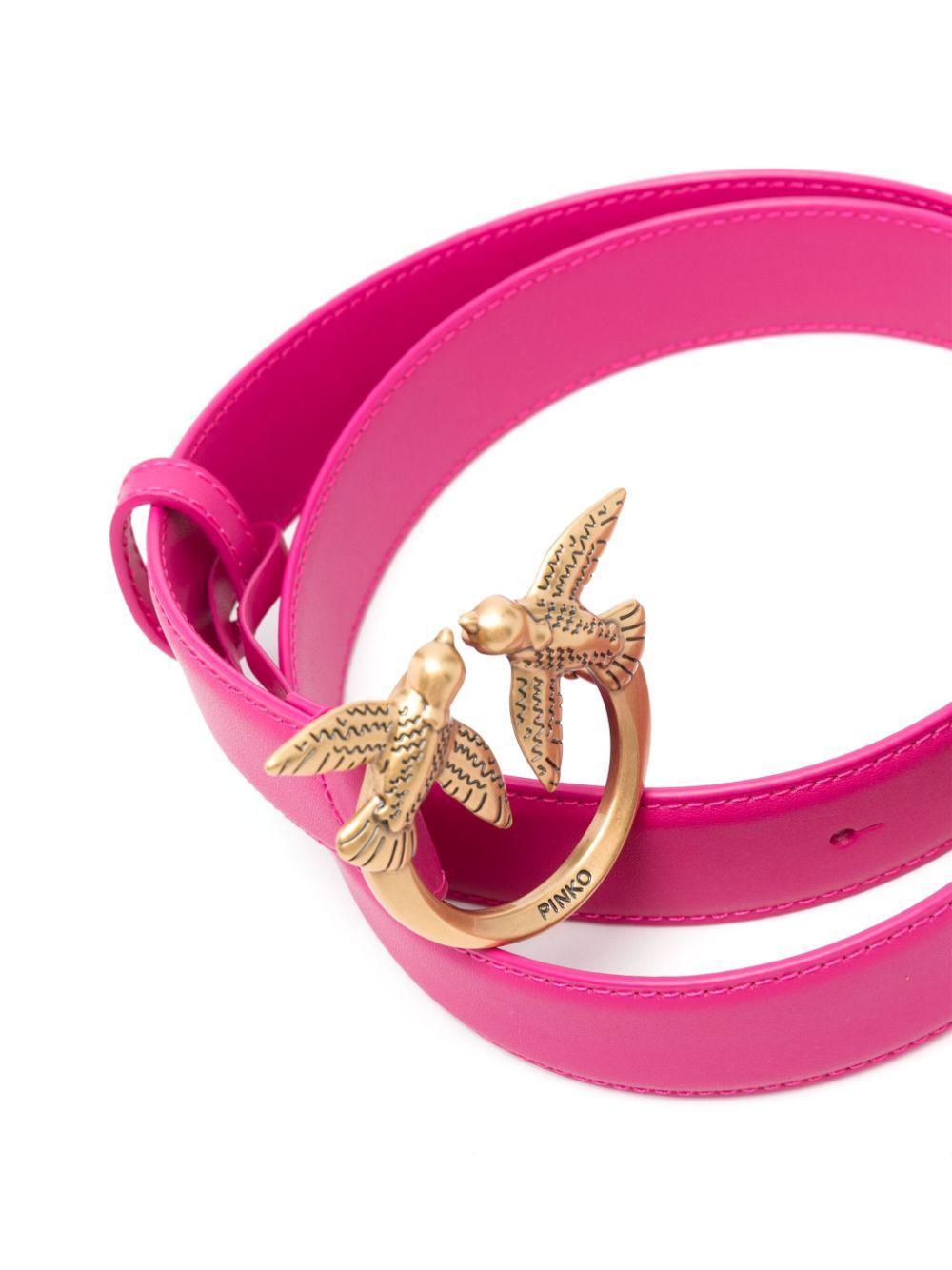 Love Birds-buckle leather belt Product Image