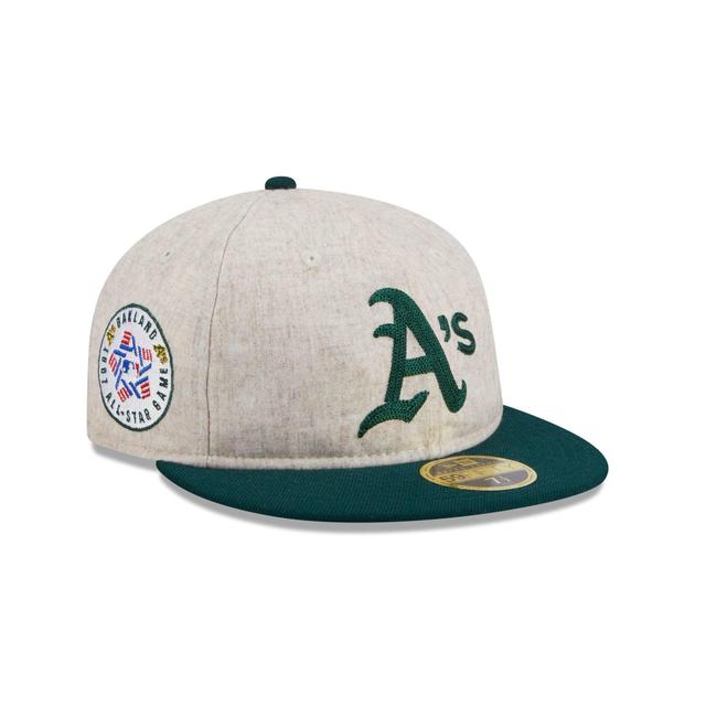 Oakland Athletics Melton Wool Retro Crown 59FIFTY Fitted Hat Male Product Image