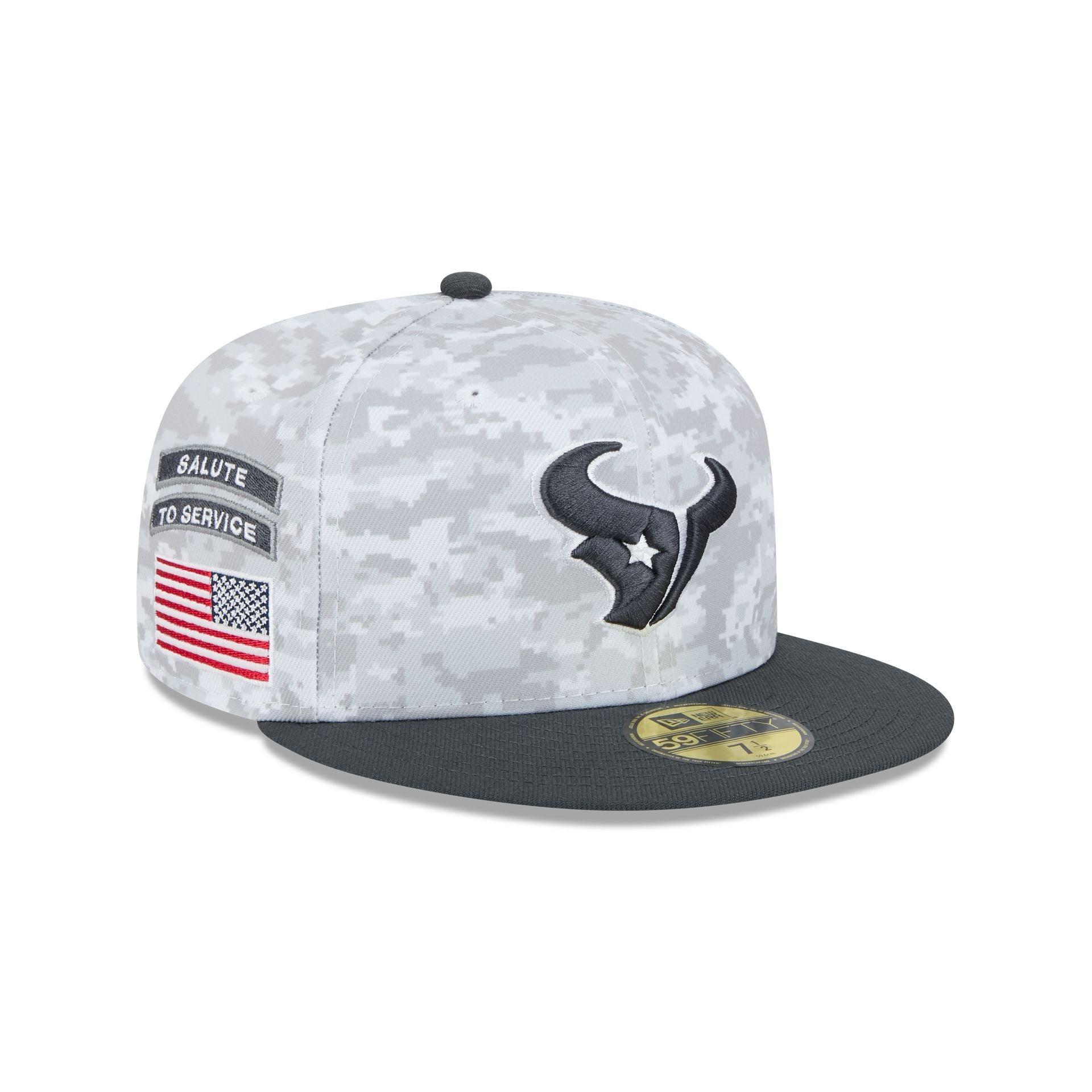 Houston Texans 2024 Salute to Service 59FIFTY Fitted Hat Male Product Image