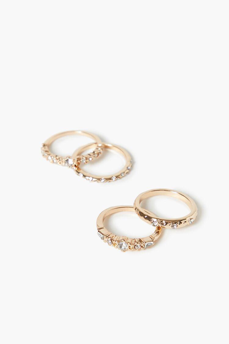 Rhinestone Ring Set | Forever 21 Product Image