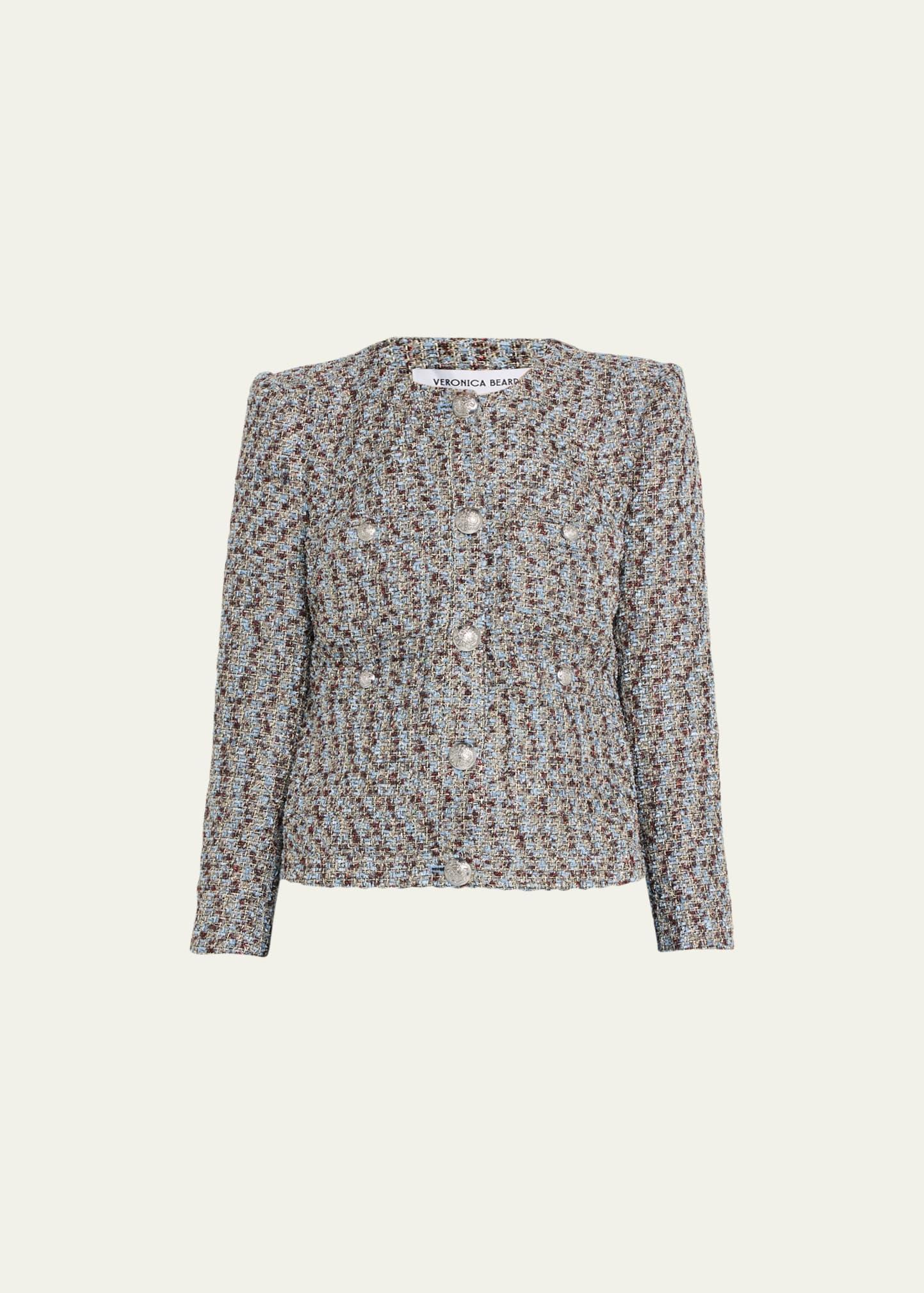 Womens Ferazia Tweed Single-Breasted Jacket Product Image