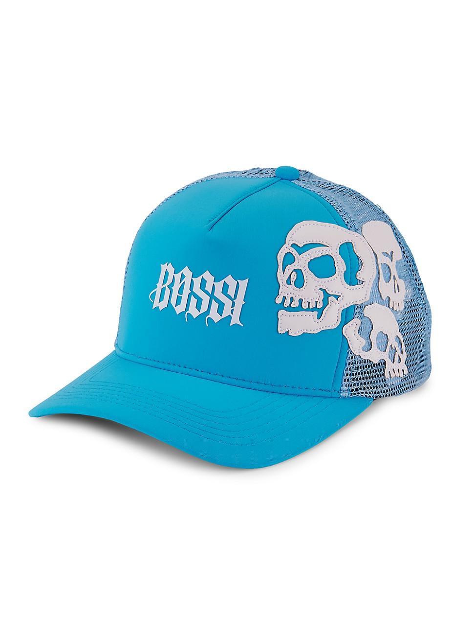 Mens Logo Skull Trucker Hat Product Image