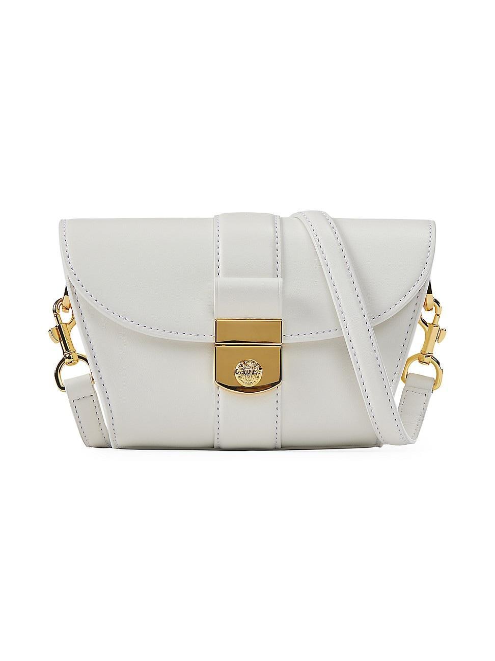 Womens Small Leather Saddle Bag Product Image