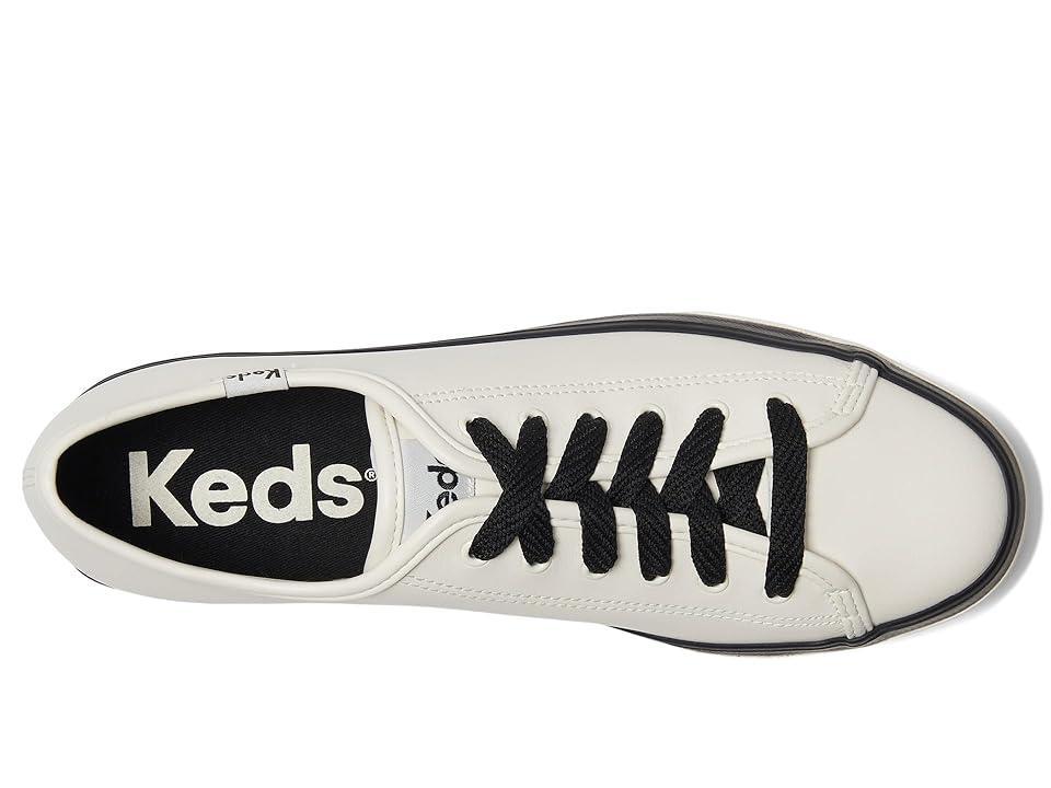 Keds Triple Up Leather (White Bumper Foxing Stripe) Women's Shoes Product Image