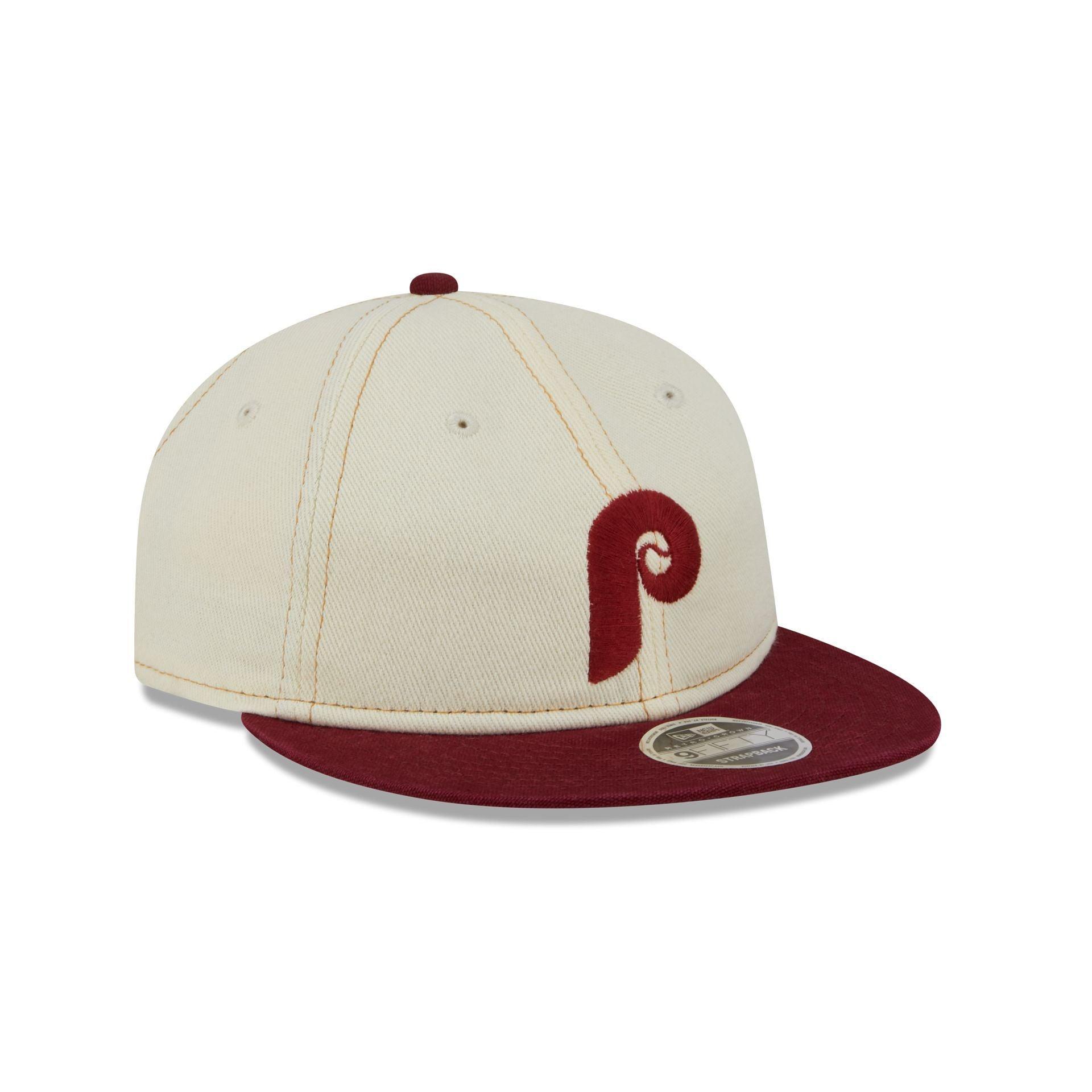 Philadelphia Phillies Chrome Denim Retro Crown 9FIFTY Adjustable Hat Male Product Image