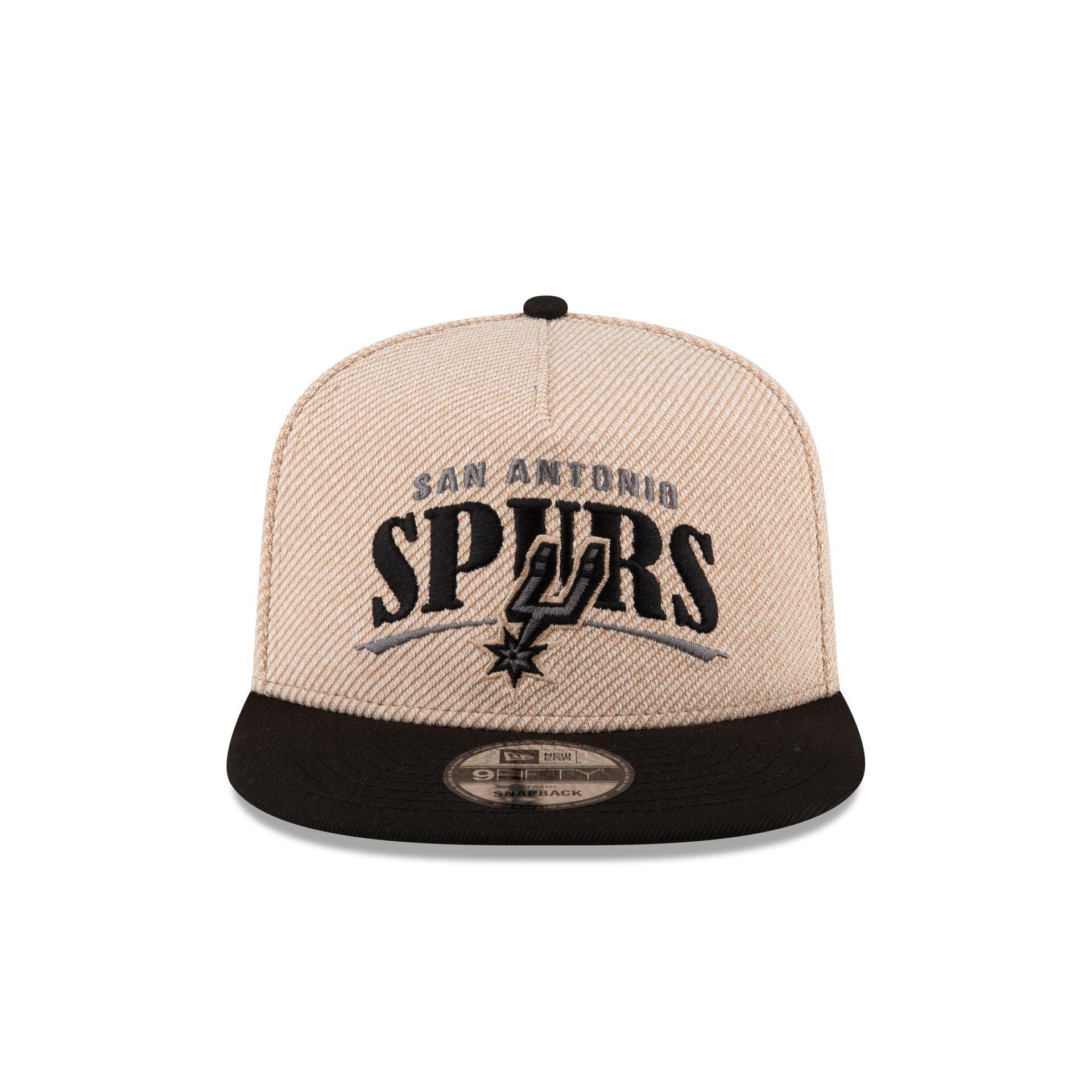 San Antonio Spurs Terry Heather 9FIFTY A-Frame Snapback Hat Male Product Image