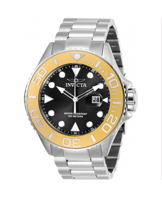 Invicta Mens 28767 Pro Diver Quartz 3 Hand Black Dial - Black Product Image