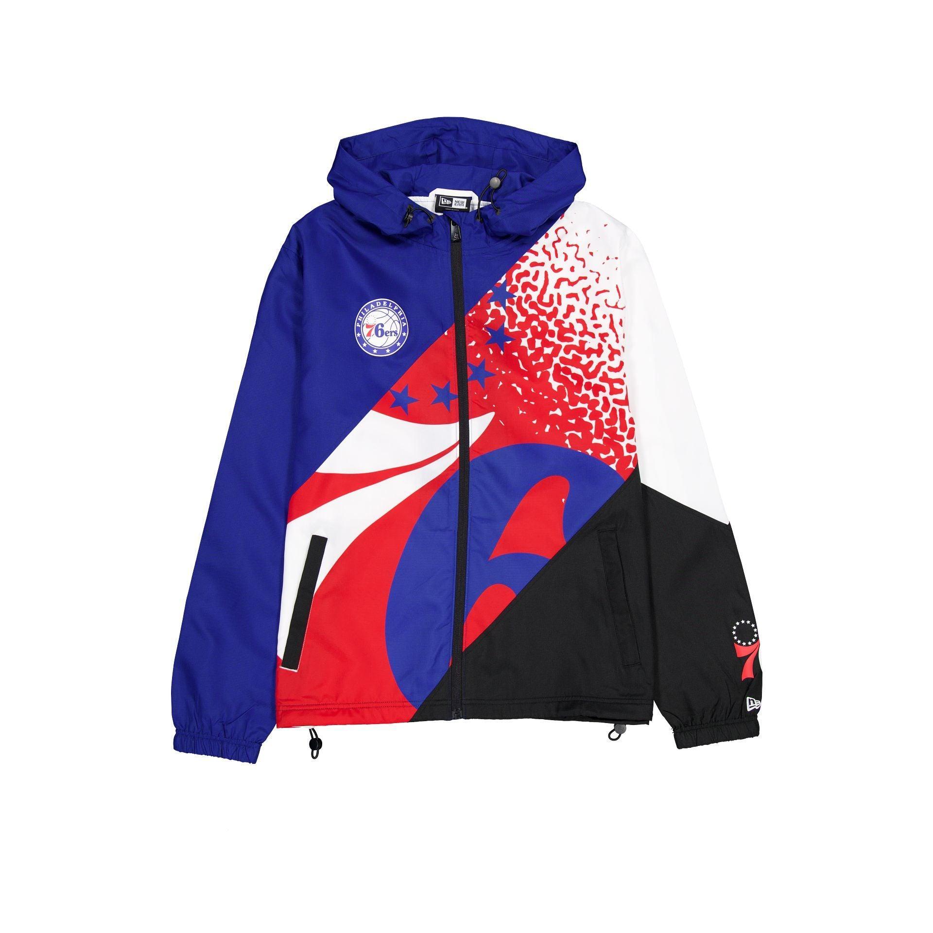 Philadelphia 76ers Sport Classics Color Block Windbreaker Male Product Image