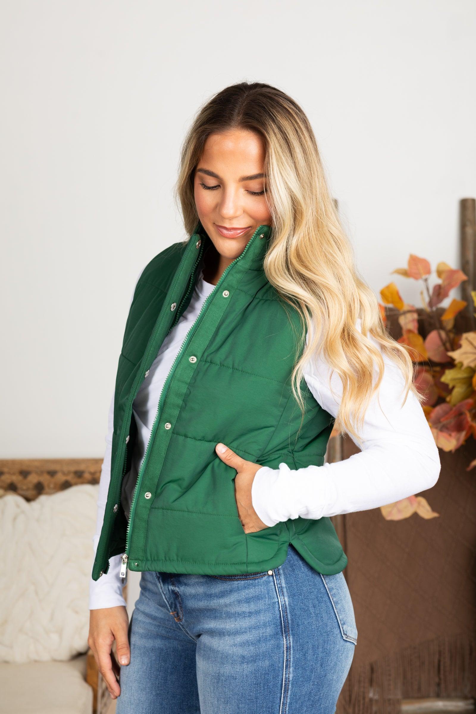 Puffer Vest With Pockets Product Image