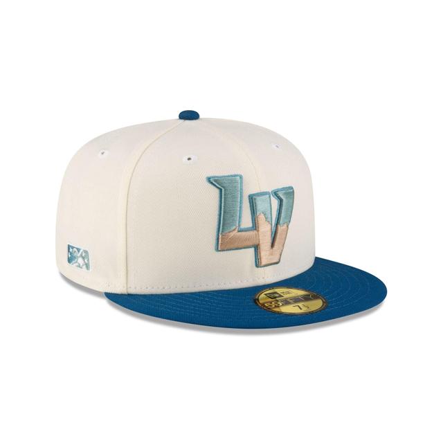 Las Vegas Aviators Chrome Blue 59FIFTY Fitted Hat Male Product Image