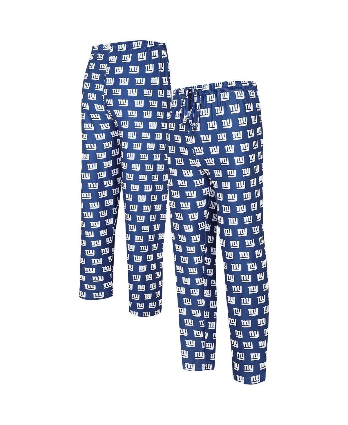 Mens Concepts Sport Royal New York Giants Gauge Allover Print Knit Pants Product Image