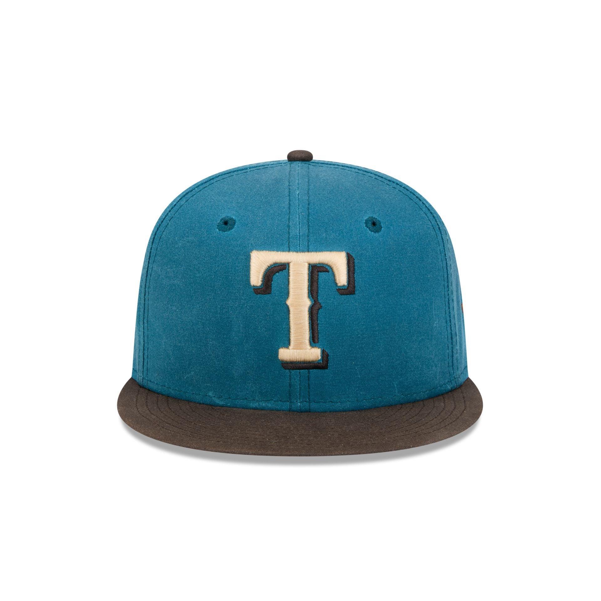 Texas Rangers Indigo 59FIFTY Fitted Hat Male Product Image