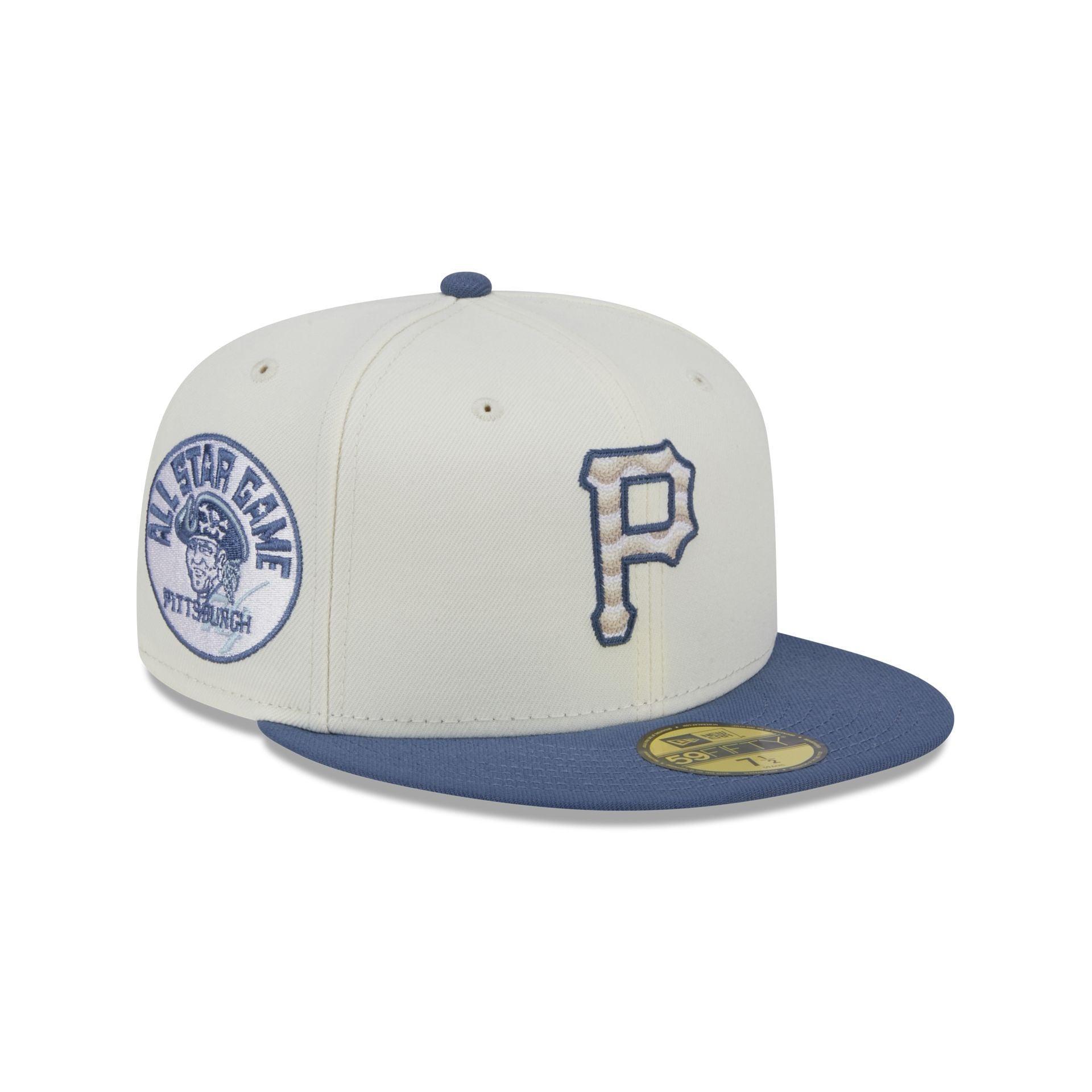 Pittsburgh Pirates Wavy Chainstitch 59FIFTY Fitted Hat Male Product Image