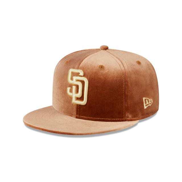 San Diego Padres Vintage Velvet 59FIFTY Fitted Hat Male Product Image