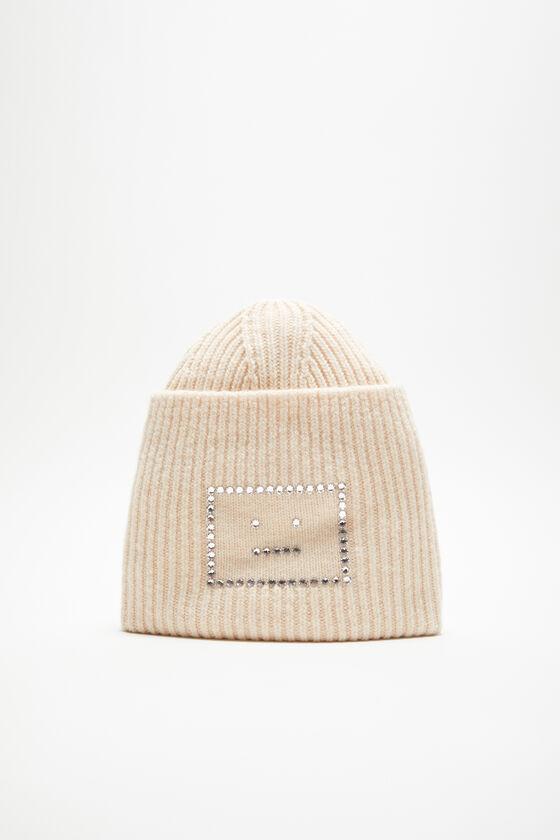 Embellished Face square beanie Product Image