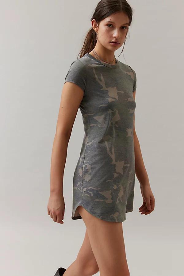 Urban Outfitters UO Charlie High-Low Printed T-shirt Dress Womens at Urban Outfitters Product Image