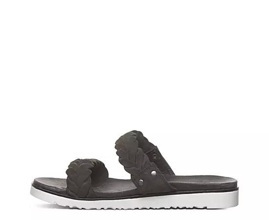 Bearpaw Thessa Womens Slide Sandals Black Product Image