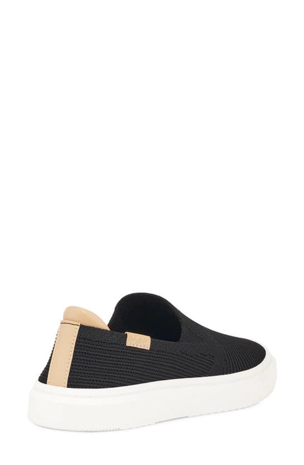 Alameda Leather Slip-on Sneakers In Black Product Image