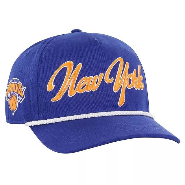 Mens 47 New York Knicks Overhand Logo Hitch Adjustable Hat Product Image