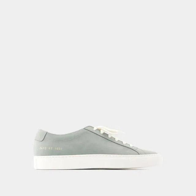 COMMON PROJECTS Contrast Achilles Sneakers In Green Product Image