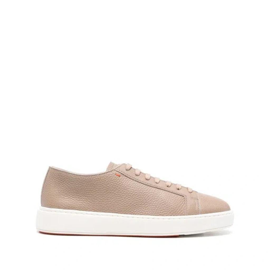 SANTONI Sneakers In Neutrals Product Image