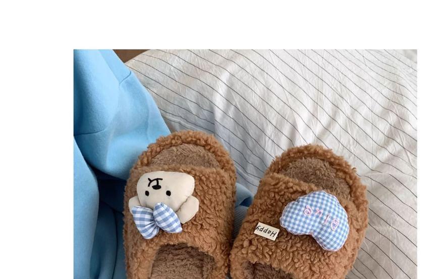 Bear Fluffy Slippers Product Image