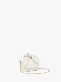 SMALL BOW TWISTER - LEATHER TOP HANDLE BAG in white | JW Anderson US  Product Image