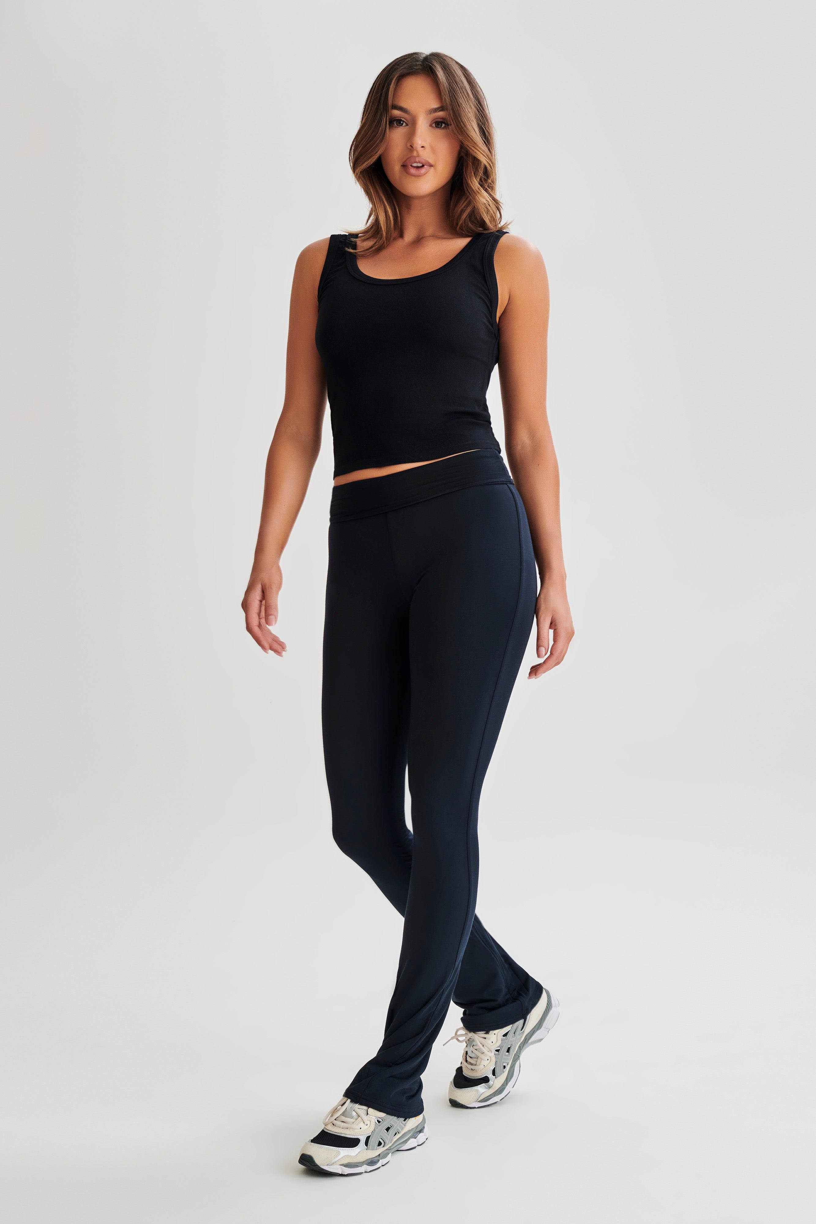 Sabrina Modal Straight Leg Pant - Black Product Image