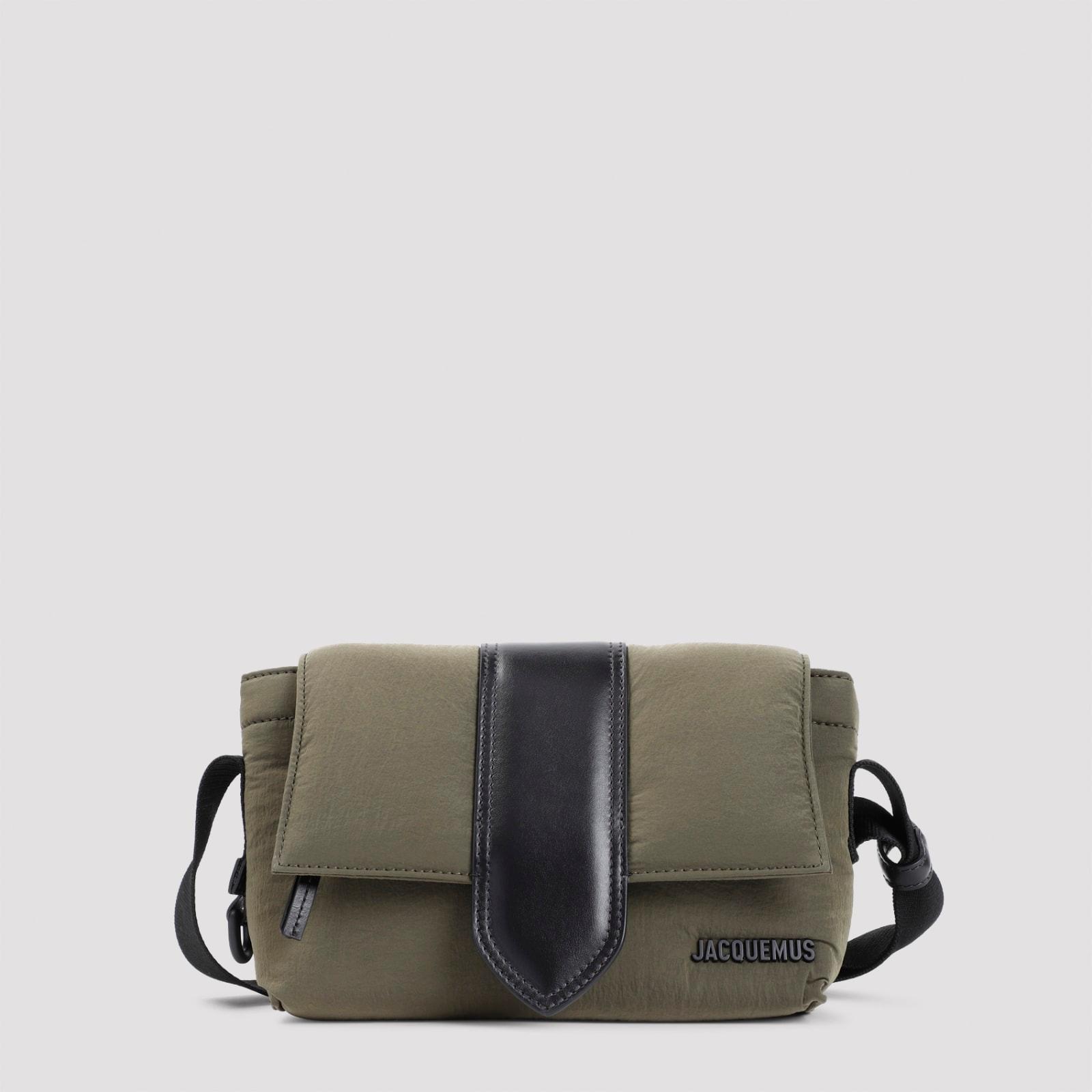 JACQUEMUS Le Petit Messenger Bambino Shoulder Bag Unica In Grey Product Image