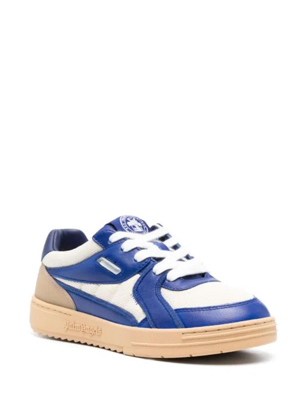 PALM ANGELS Palm University Sneakers In Blue Product Image