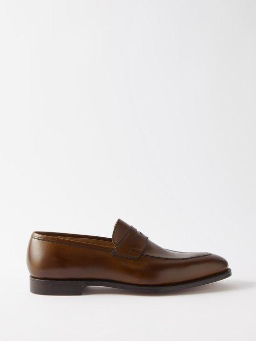 Mens Sydney Leather Penny Loafers Product Image