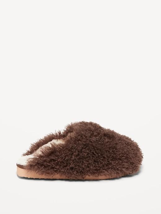 Faux Fur Mule Slippers for Women Product Image