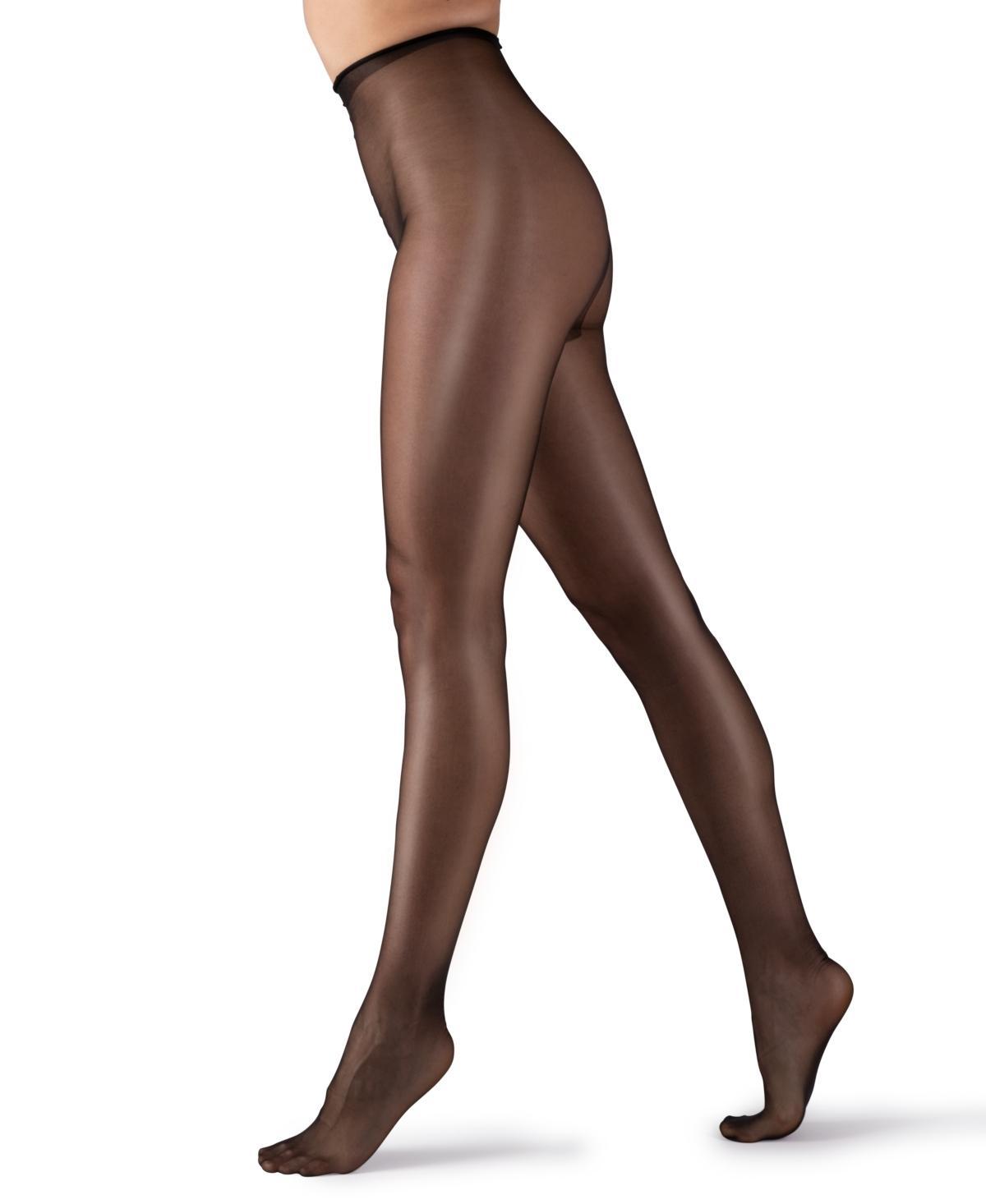 LECHERY Womens Italian Made Lustrous Silk Shiny 40 Tights - Beige Product Image