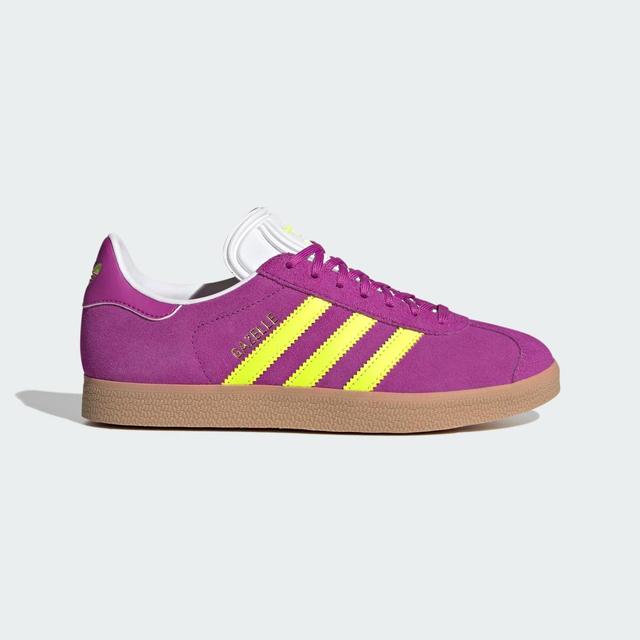 Womens adidas Gazelle Athletic Shoe Burst / Solar Yellow / Off White Product Image