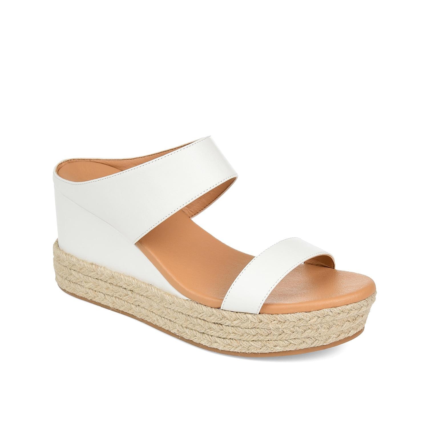 Journee Collection Alissa Womens Wedge Sandals Multicolor Product Image