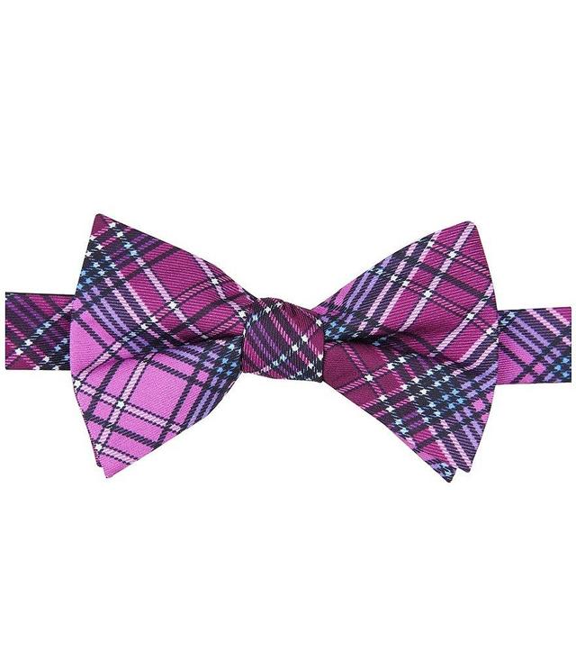 Cremieux Plaid Print Silk Bow Tie Product Image