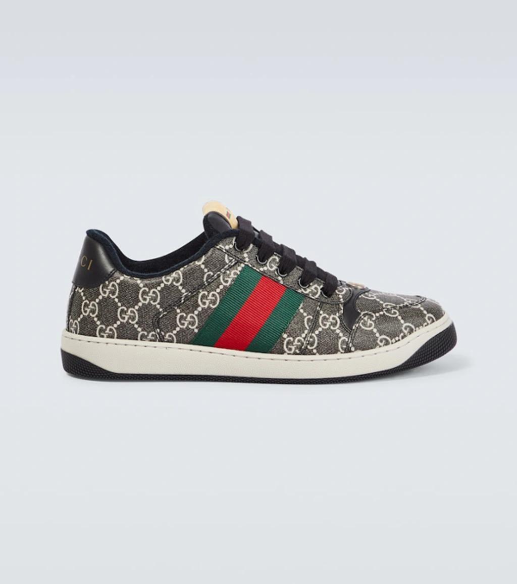 GUCCI Screener Gg-supreme Sneakers In Grey Multi Product Image