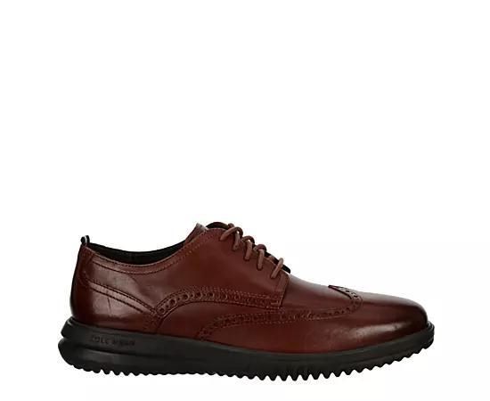 Cole Haan Grand+ Mens Wingtip Leather Oxford Shoes Product Image