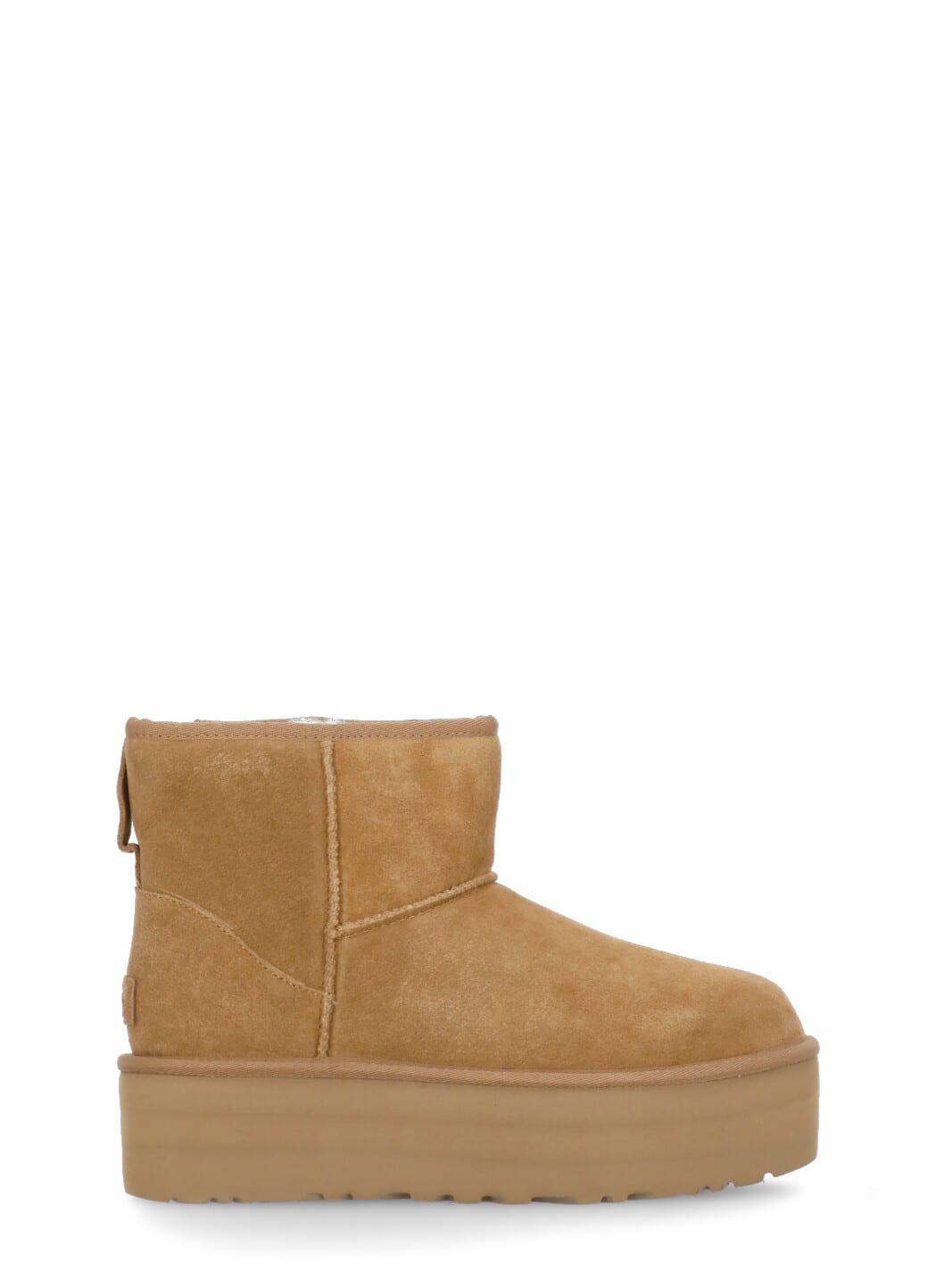 UGG Classic Mini Platform Boots In Beige Product Image