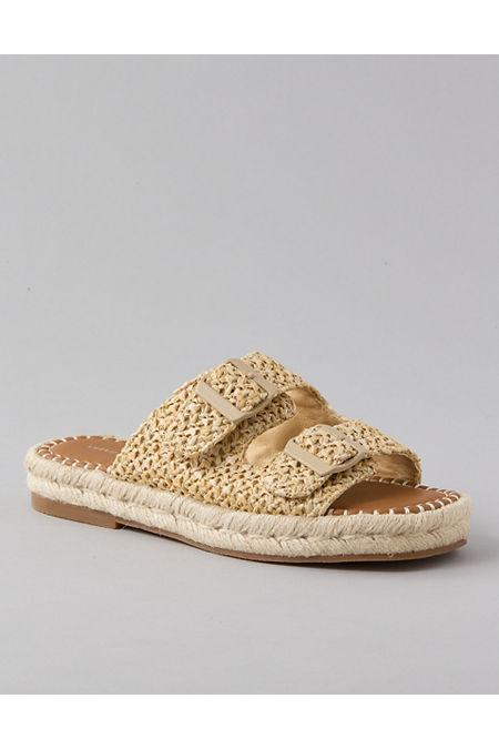 AE Raffia Slide Sandal Women's Product Image