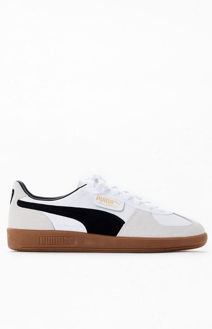 PUMA Womens Palermo - Shoes Black/White Product Image