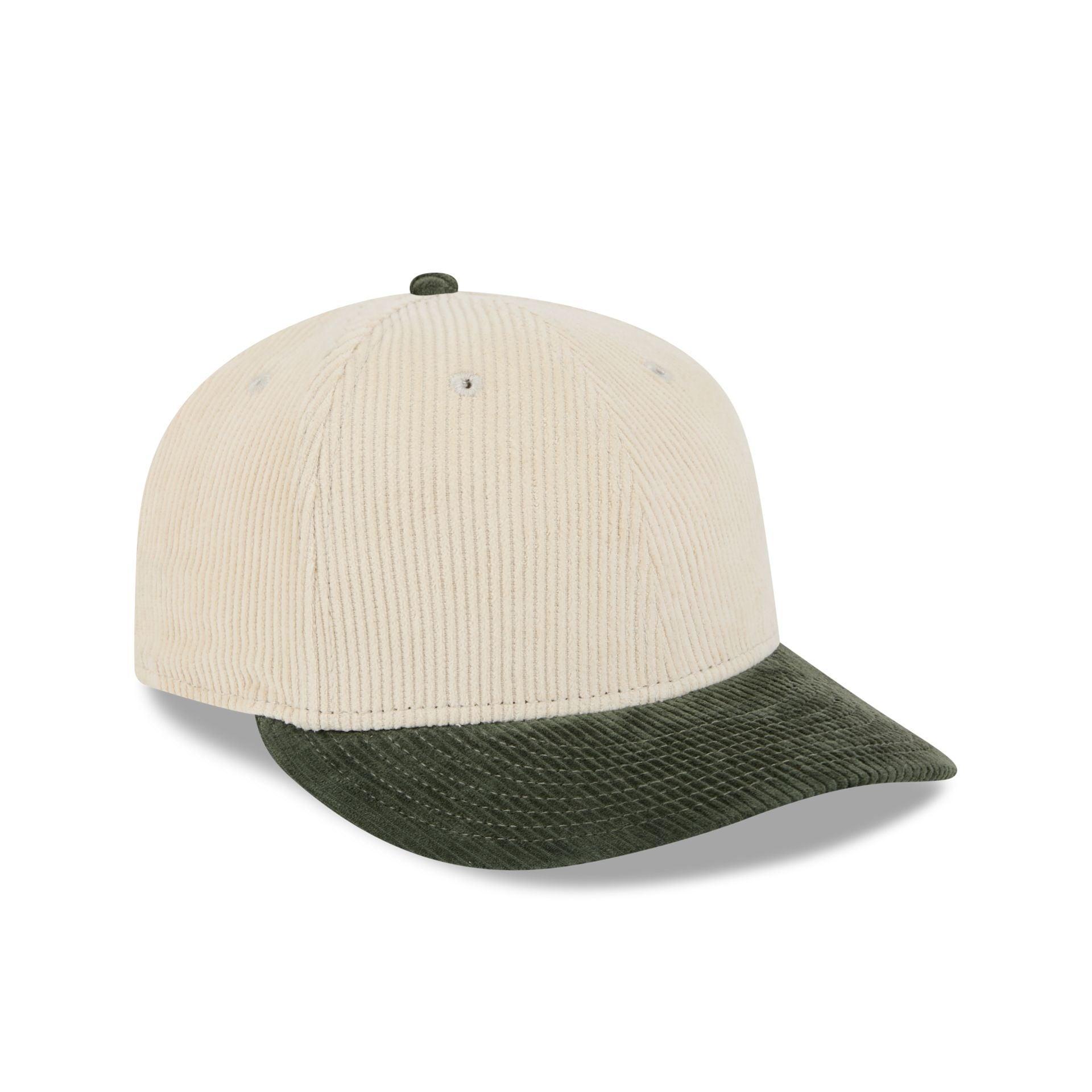 New Era Cap New Olive Corduroy Visor Low Profile 59FIFTY Fitted Hat Male Product Image