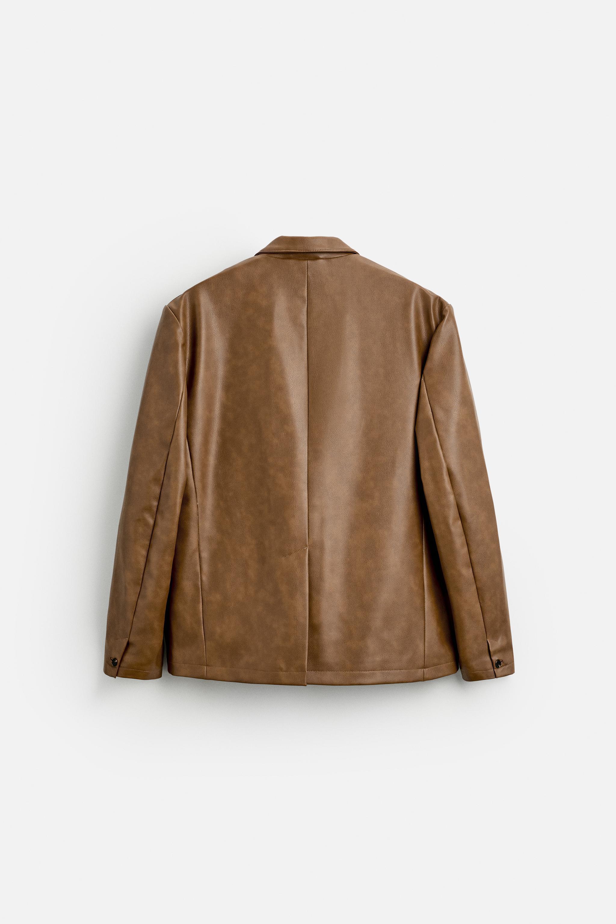 FAUX LEATHER BLAZER LIMITED EDITION Product Image