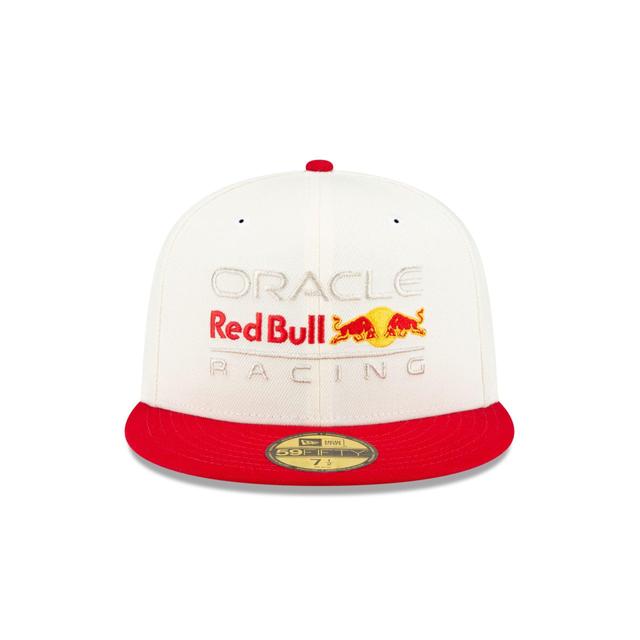 Oracle Red Bull Racing Essential White 59FIFTY Fitted Hat Male Product Image