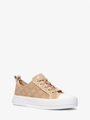 Evy Empire Logo Embossed Suede Sneaker Product Image