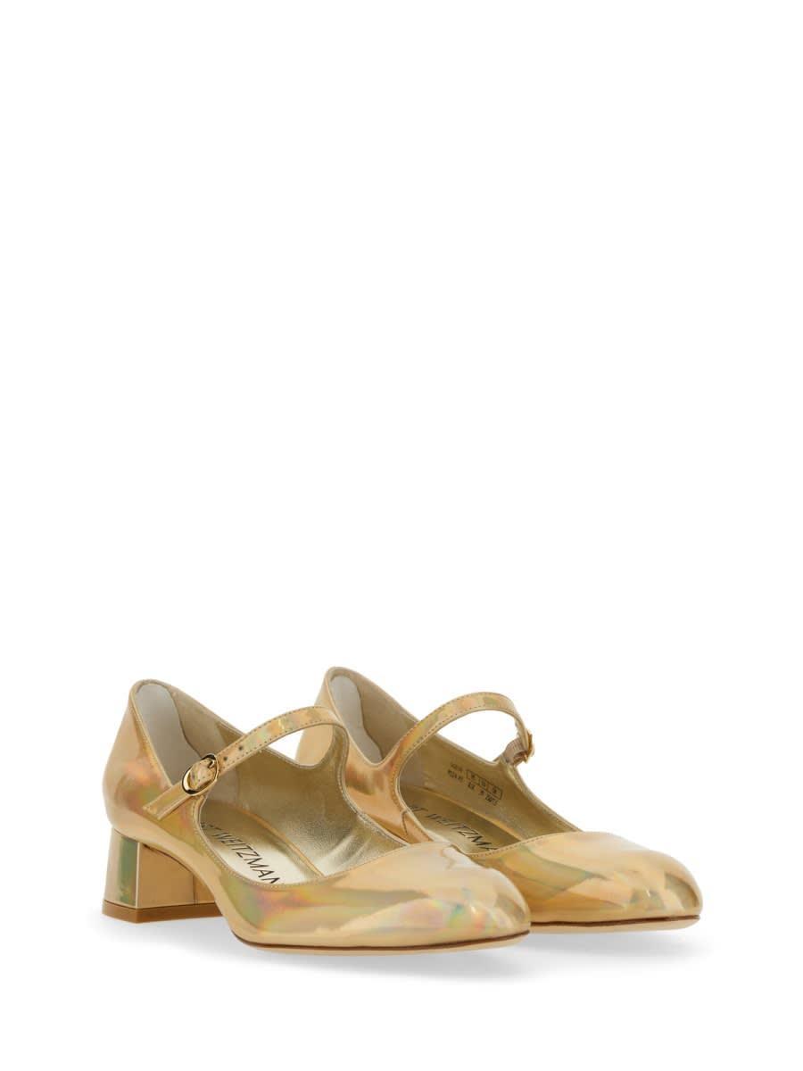 Sandalias - Mary Jane In Gold Product Image