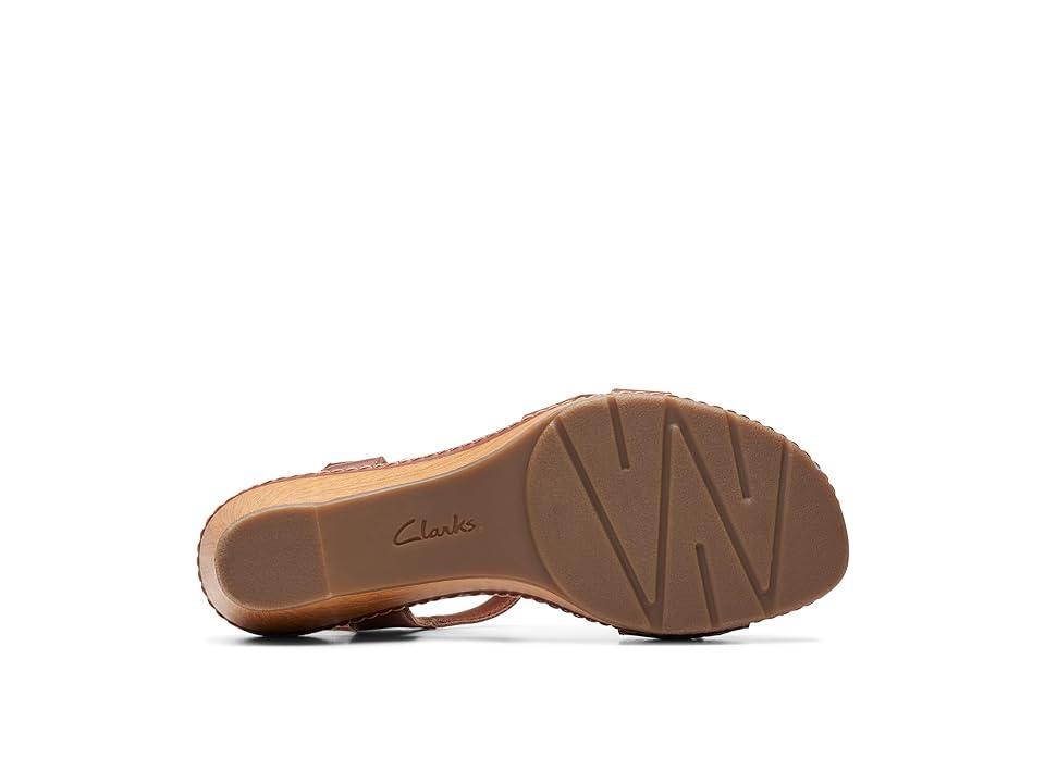 Clarks Seannah Way (British Tan Leather) Women's Sandals Product Image