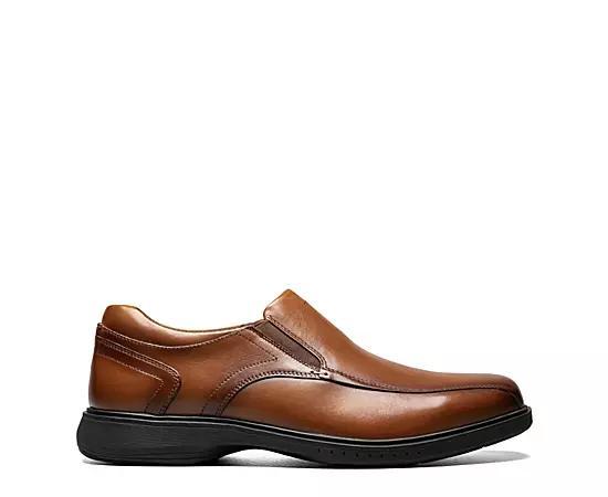 Nunn Bush Kore Pro Mens Leather Slip-On Shoes Red Product Image