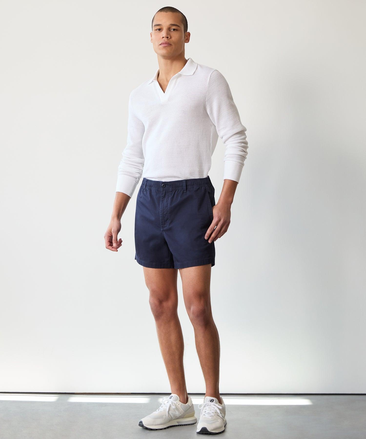 5" Cotton Beachcomber Short in Navy Product Image