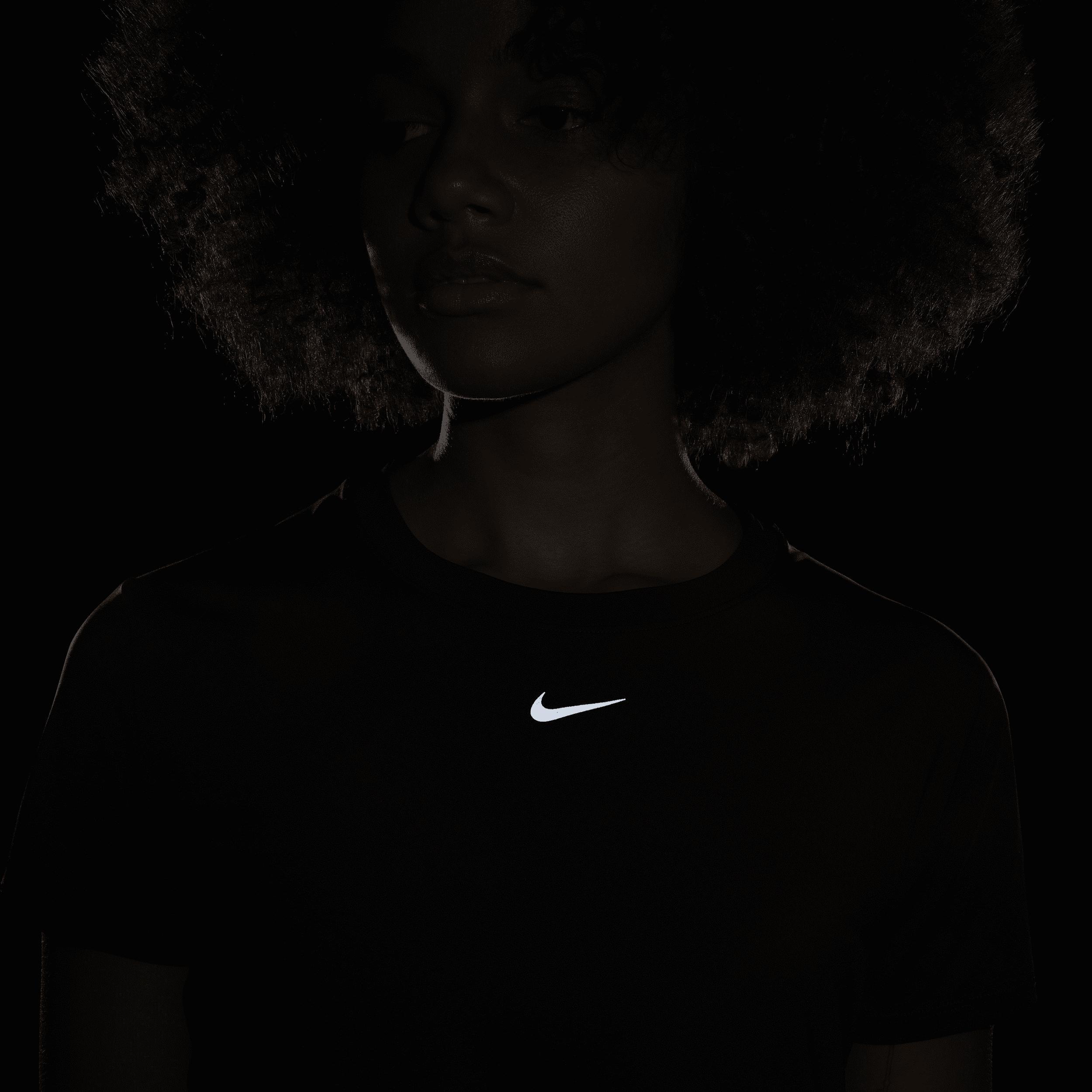 Womens Nike One Dri-FIT Crop Short Sleeve Top Product Image